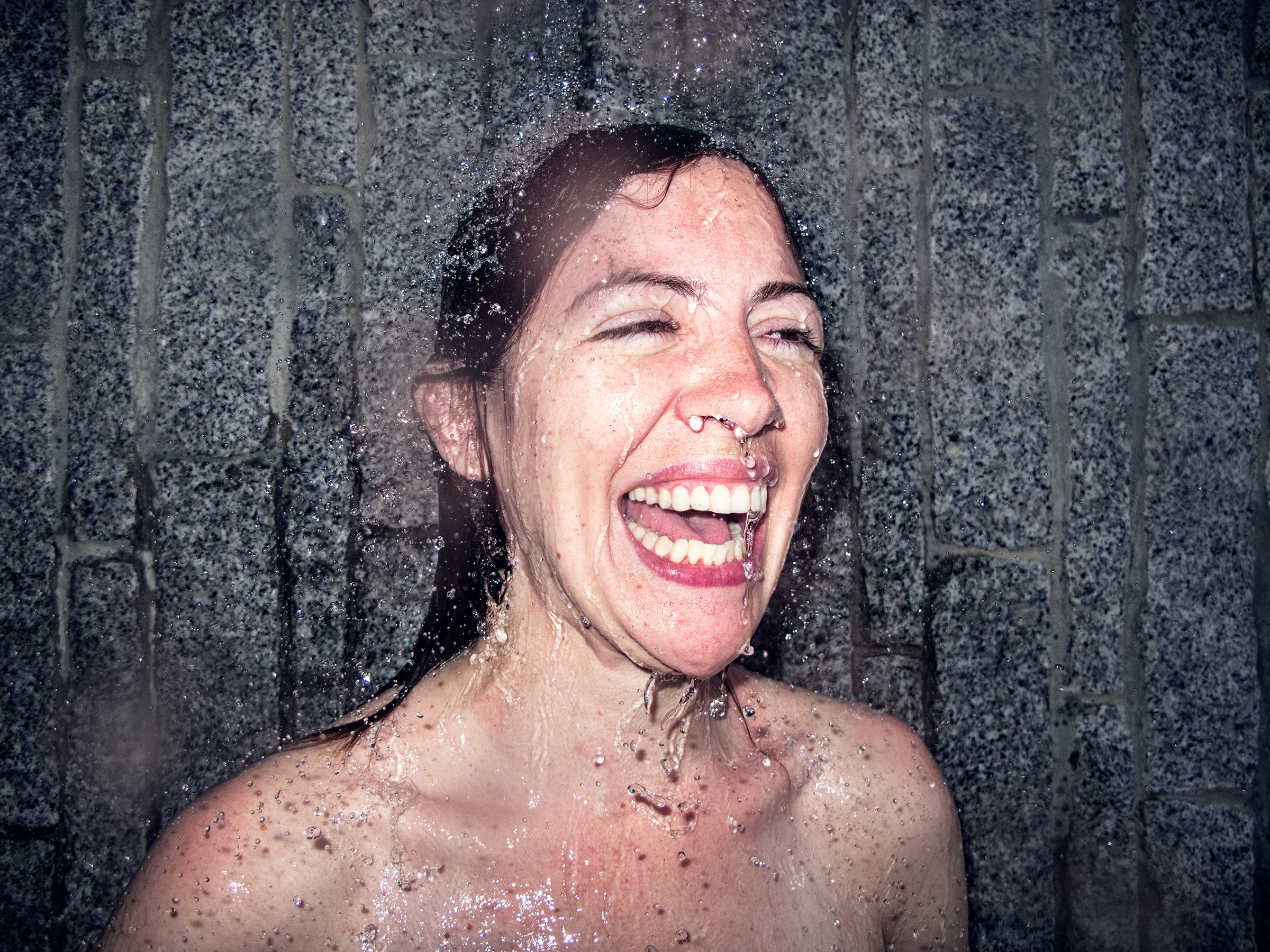 Candace in the shower